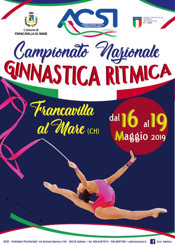 CAMPIONATO NAZIONALE GINNASTICA RITMICA FRANCAVILLA AL MARE 2019