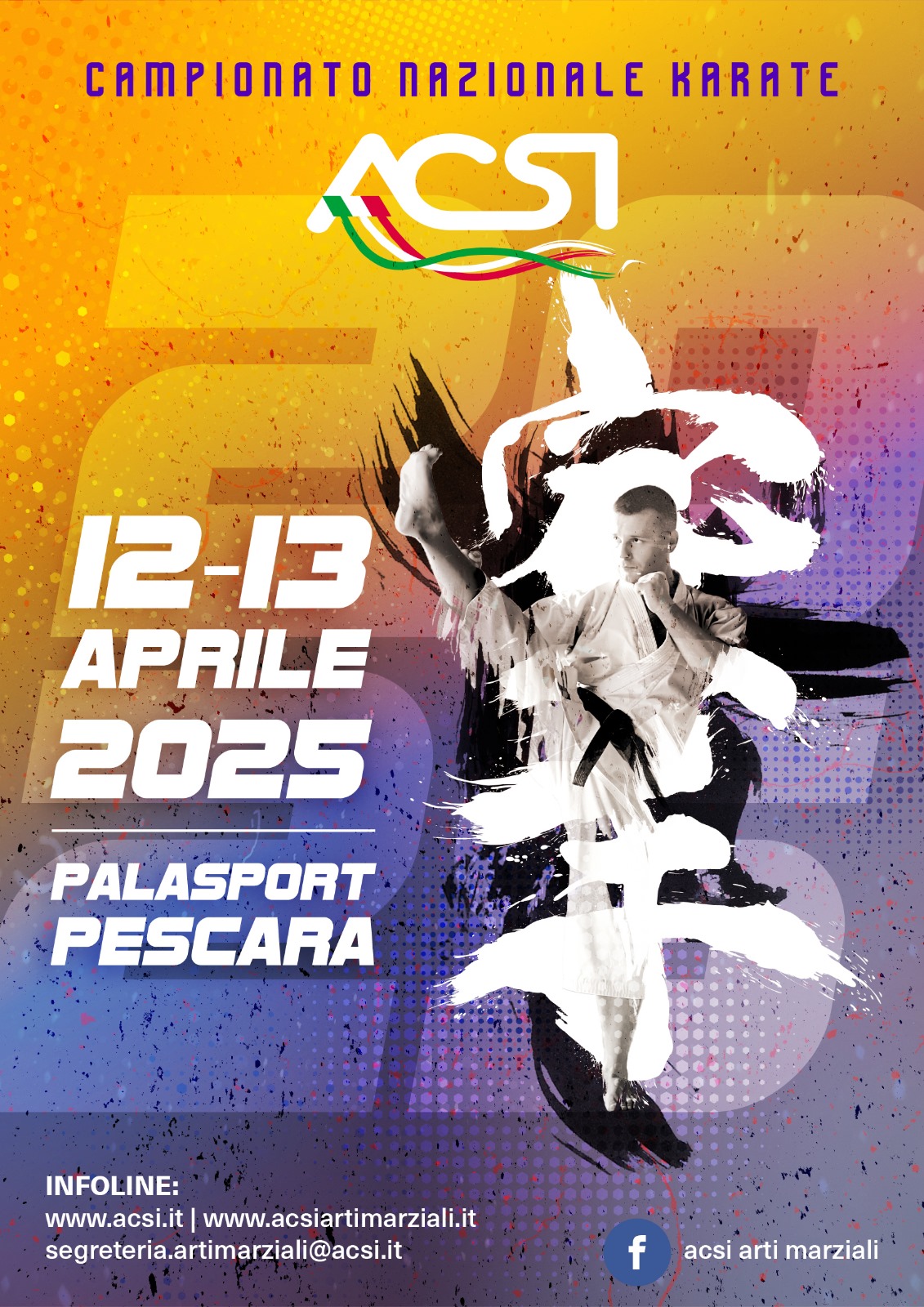 Campionato Nazionale Karate ACSI Pescara 12-13 Aprile 2025